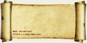 Hana Šarović vizit kartica